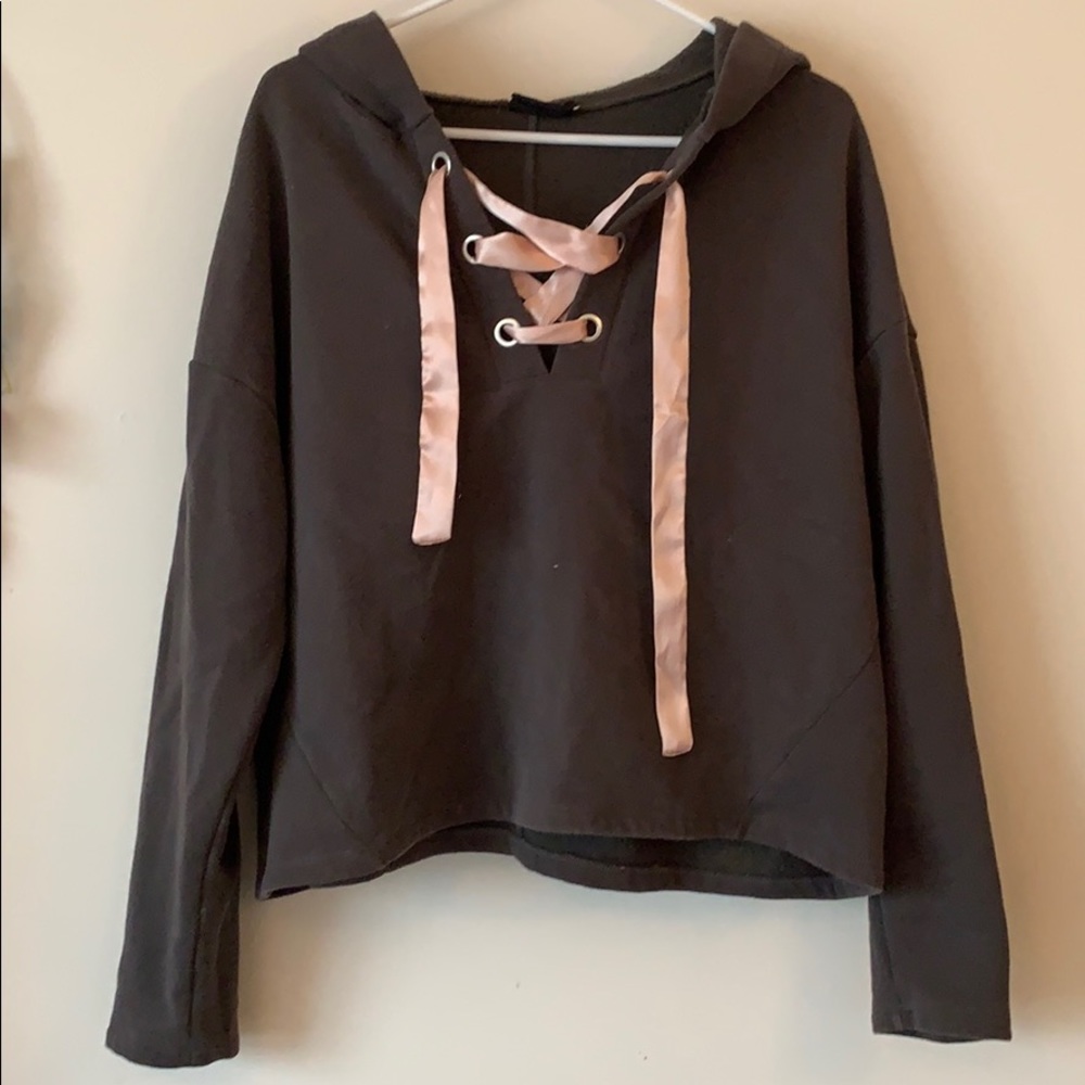 Cropped hoodie